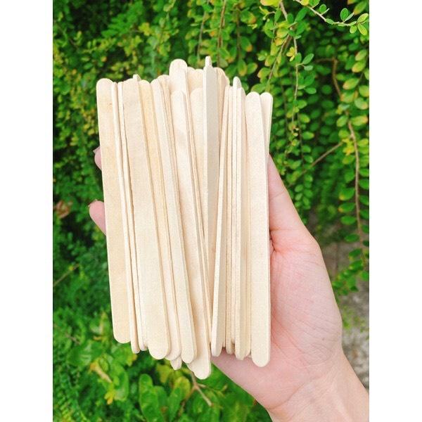 5 Que Gỗ Dùng Phết Sáp Loại Lớn, Tiện Dụng | Hannah Waxing