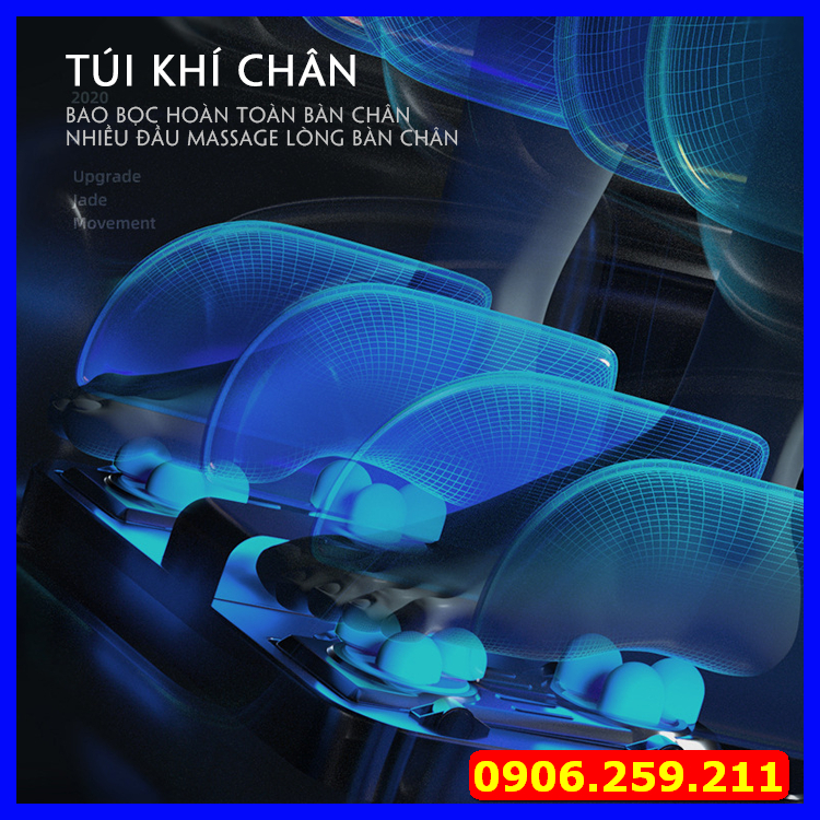Ghế Massage Trị Liệu Toàn Thân Cao Cấp - Ghế MassageTrục SL Bi Lăn Tự Động ,Màn hình cảm ứng
