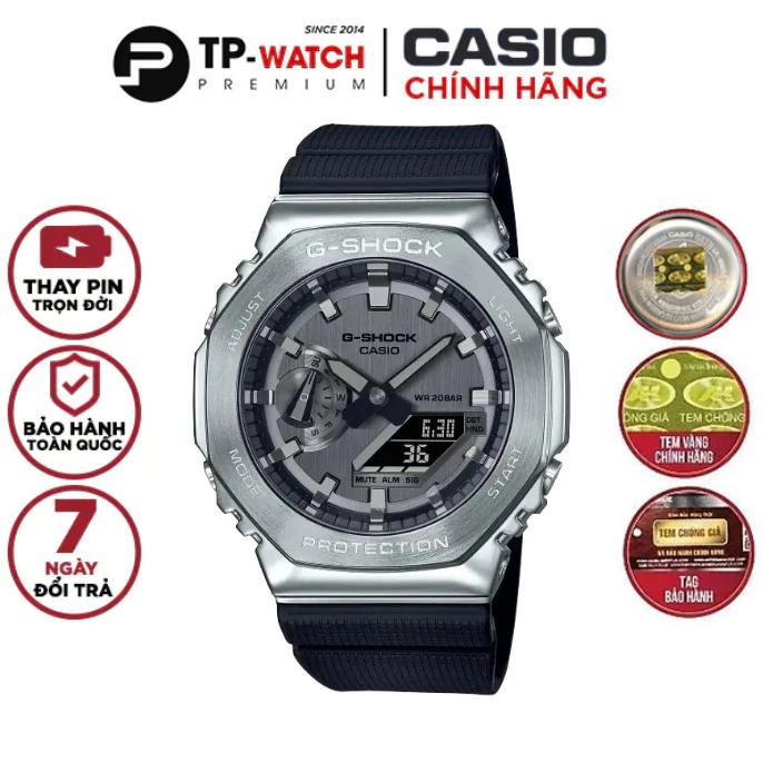 Đồng hồ nam dây nhựa Casio G-Shock chính hãng GM-2100-1ADR