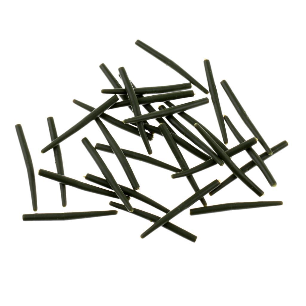 30Pcs Anti Rig Sleeves - 36mm Rubber Carp Fishing Terminal Tackle
