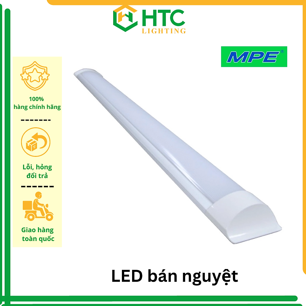 Combo 3-6 Đèn LED bán nguyệt 6 tấc seri BN2 , - Thương Hiệu MPE