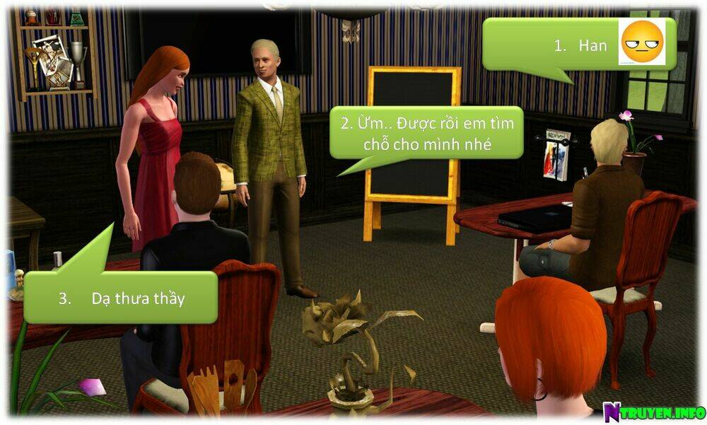 truyện sims - bí mật màu xanh chapter 1 54