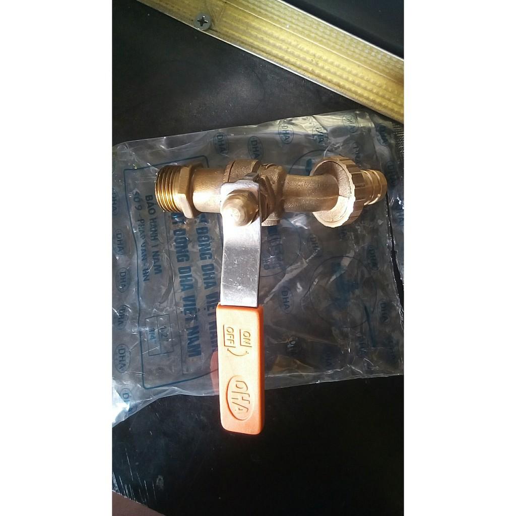 VÒI ĐỒNG DH 15 THÂN TO, HÀNG VIỆT NAM, LẮP MÁY GIẶT
