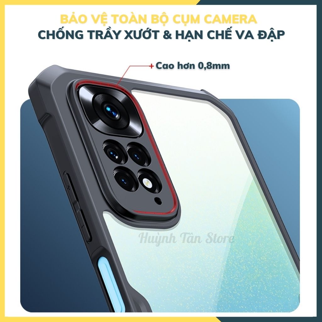 Ốp lưng chống sốc xundd cho redmi note 11 4g bảo vệ camera - hàng nhập khẩu