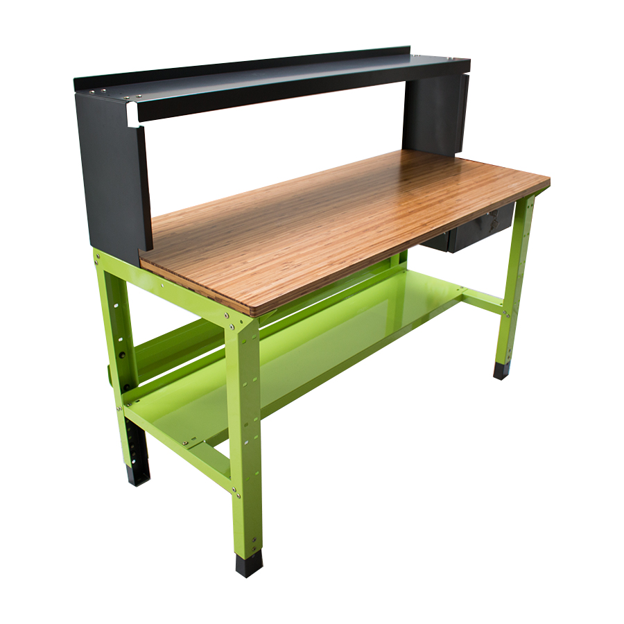 Bàn nguội thao tác cơ khí Workbench mặt bàn tre phòng Lab WB-lab