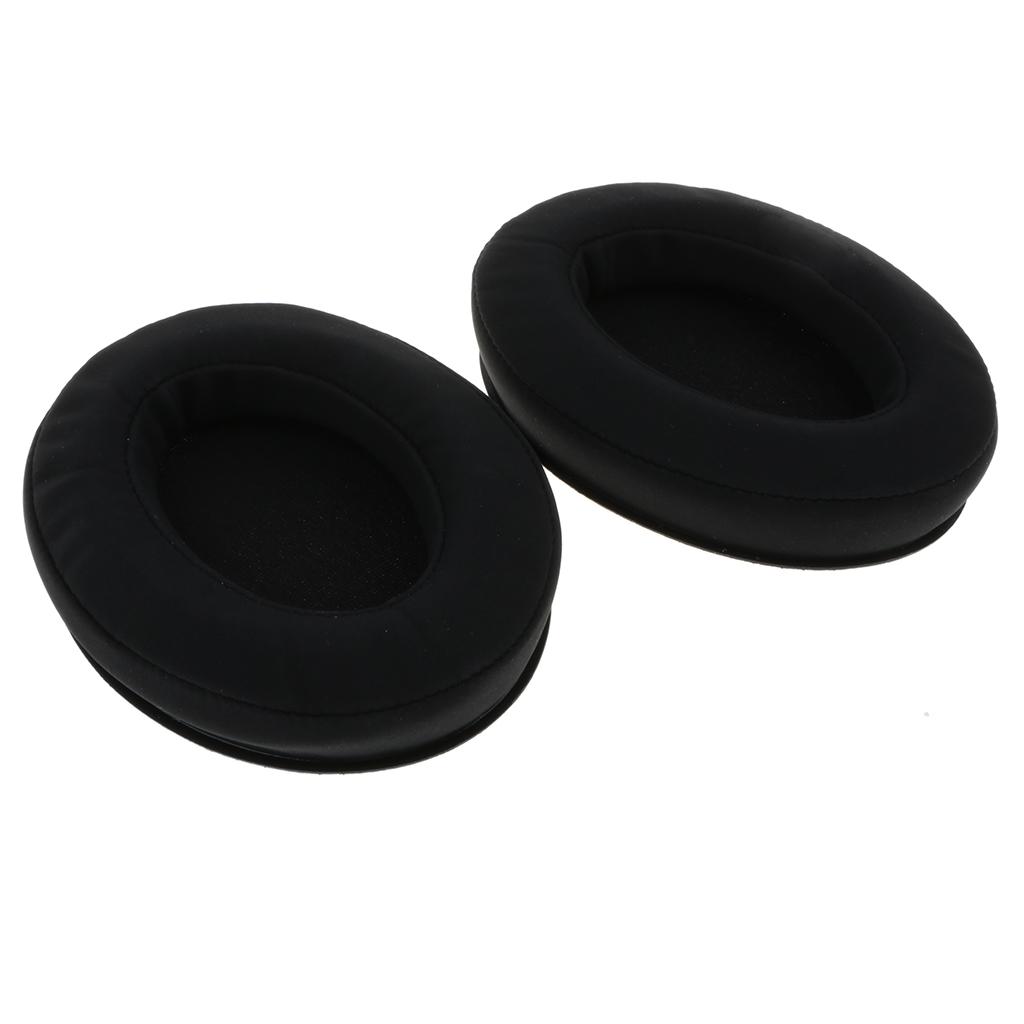 2x Ear Pads for MDR 1000X WH 1000XM2 Headphones Synthetic Leather Pad Enhance Bass Performance