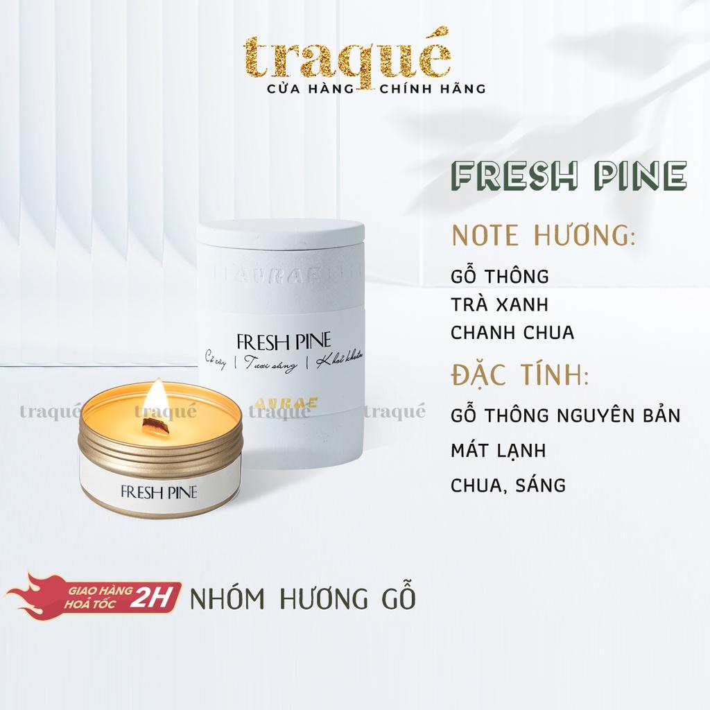 Nến thơm tinh dầu Aurae - dòng Signature - SX tại VN - FRESH PINE