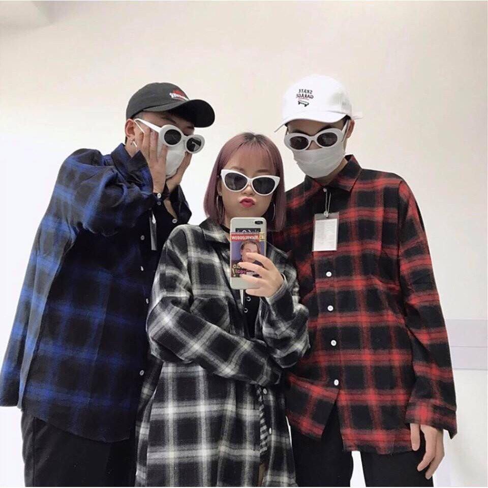 Áo Sơ Mi Flannel 3 Màu Sọc To