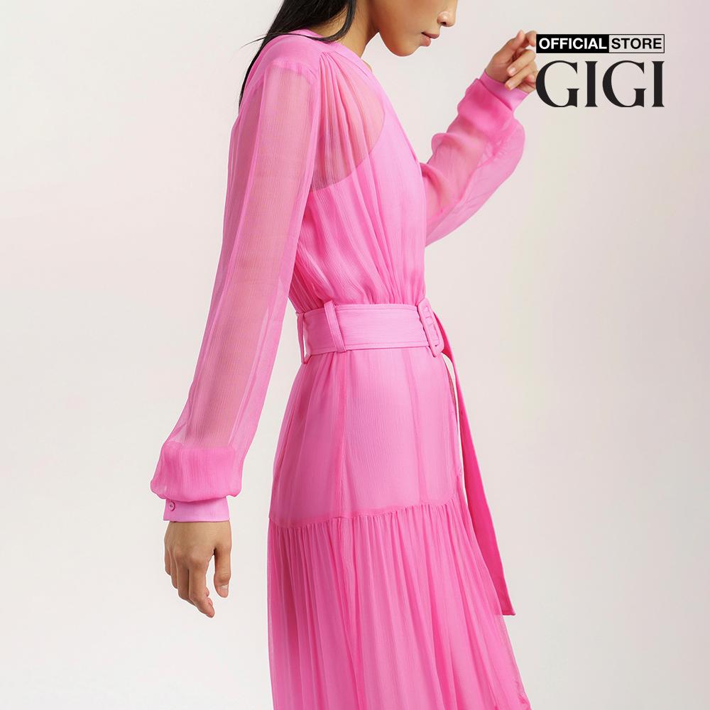 GIGI - Đầm midi phom suông 2 lớp hiện đại G2102D221178-41