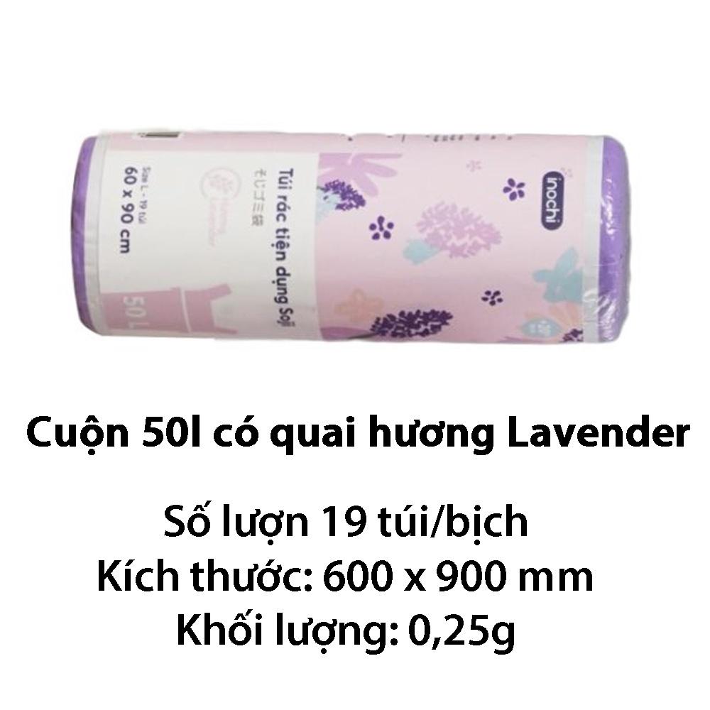 Túi rác tự hủy inochi có quai hương chanh và hương lavender