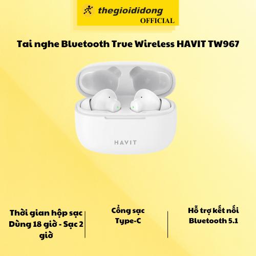 Tai nghe Bluetooth True Wireless HAVIT TW967 - Hàng Chính Hãng