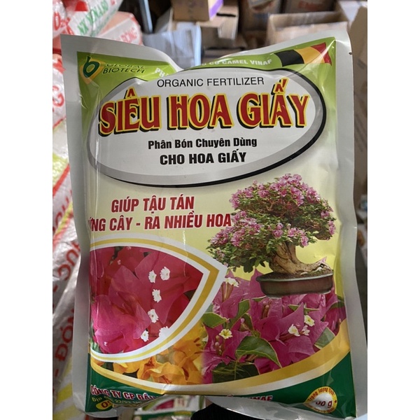 Phân bón hữu cơ Siêu hoa giấy