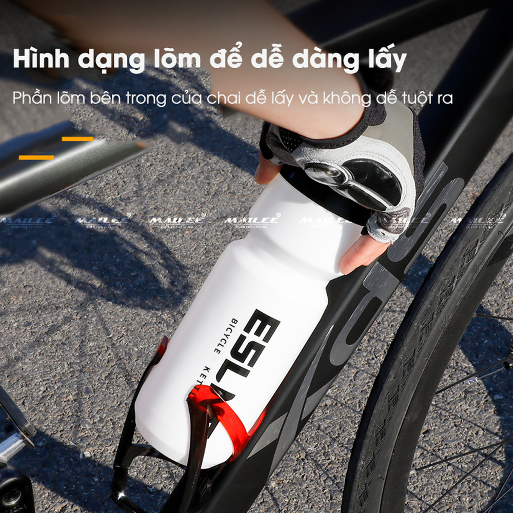 Bình Nước Xe Đạp YLB-720 720ml Chai Bóp, Chống Rò Rỉ, Nhựa TPE PP, Dùng Cho Thể Thao, Chạy Bộ, Đạp Xe, Cắm Trại, Leo Núi - Mai Lee