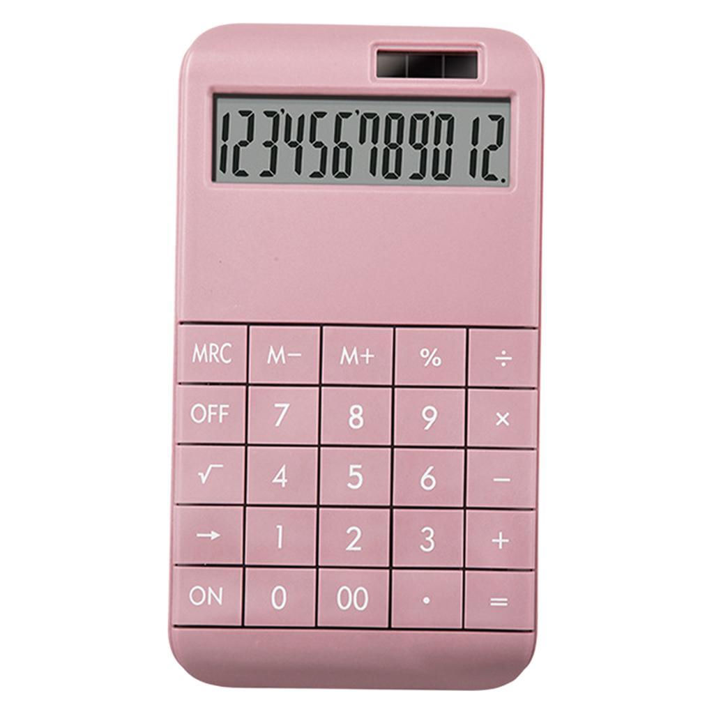 Desktop Calculator Dual Power LCD Display for Home Office