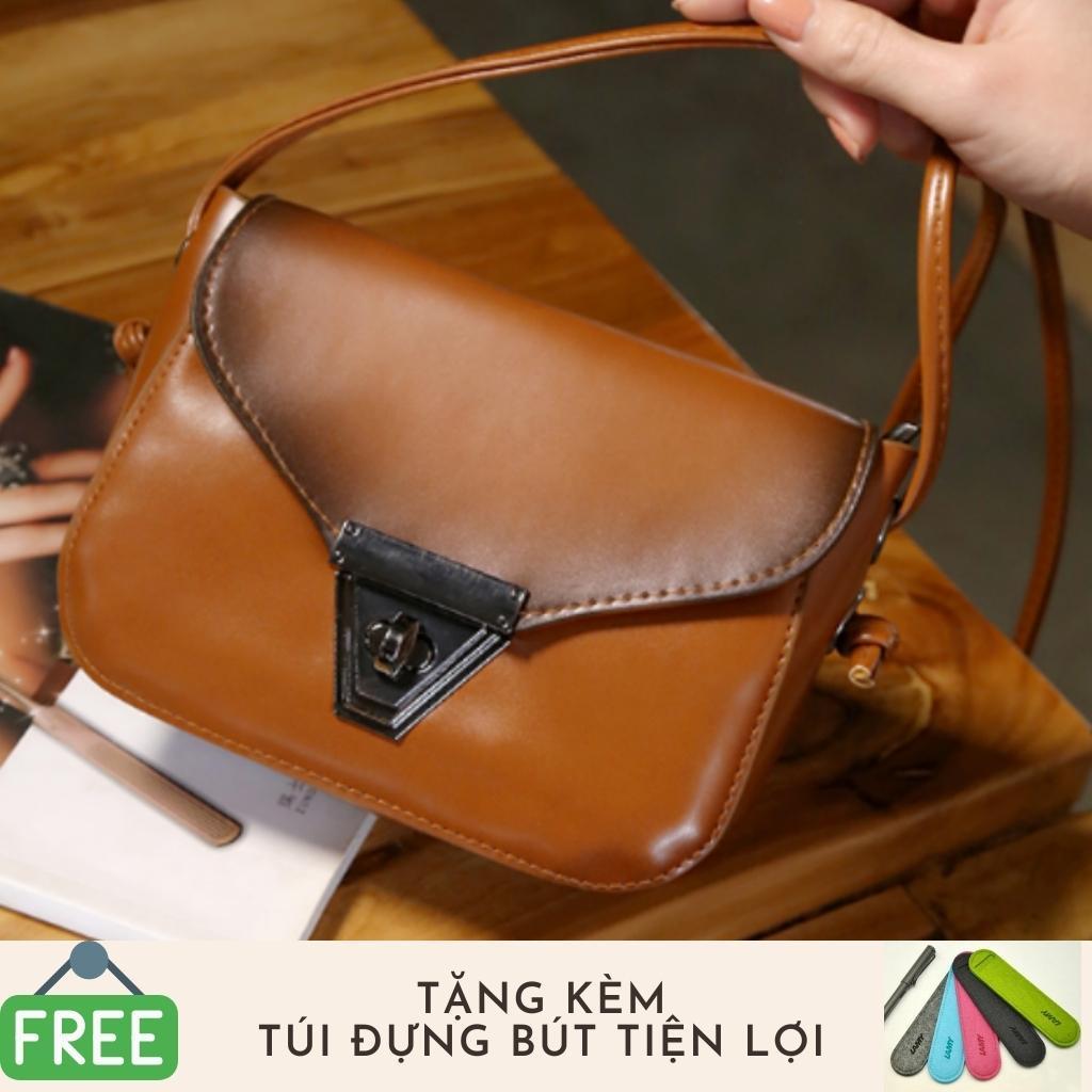 Túi nữ thời trang Đồ Da Thành Long TLG 208153 2 tặng túi đựng bút tiện lợi
