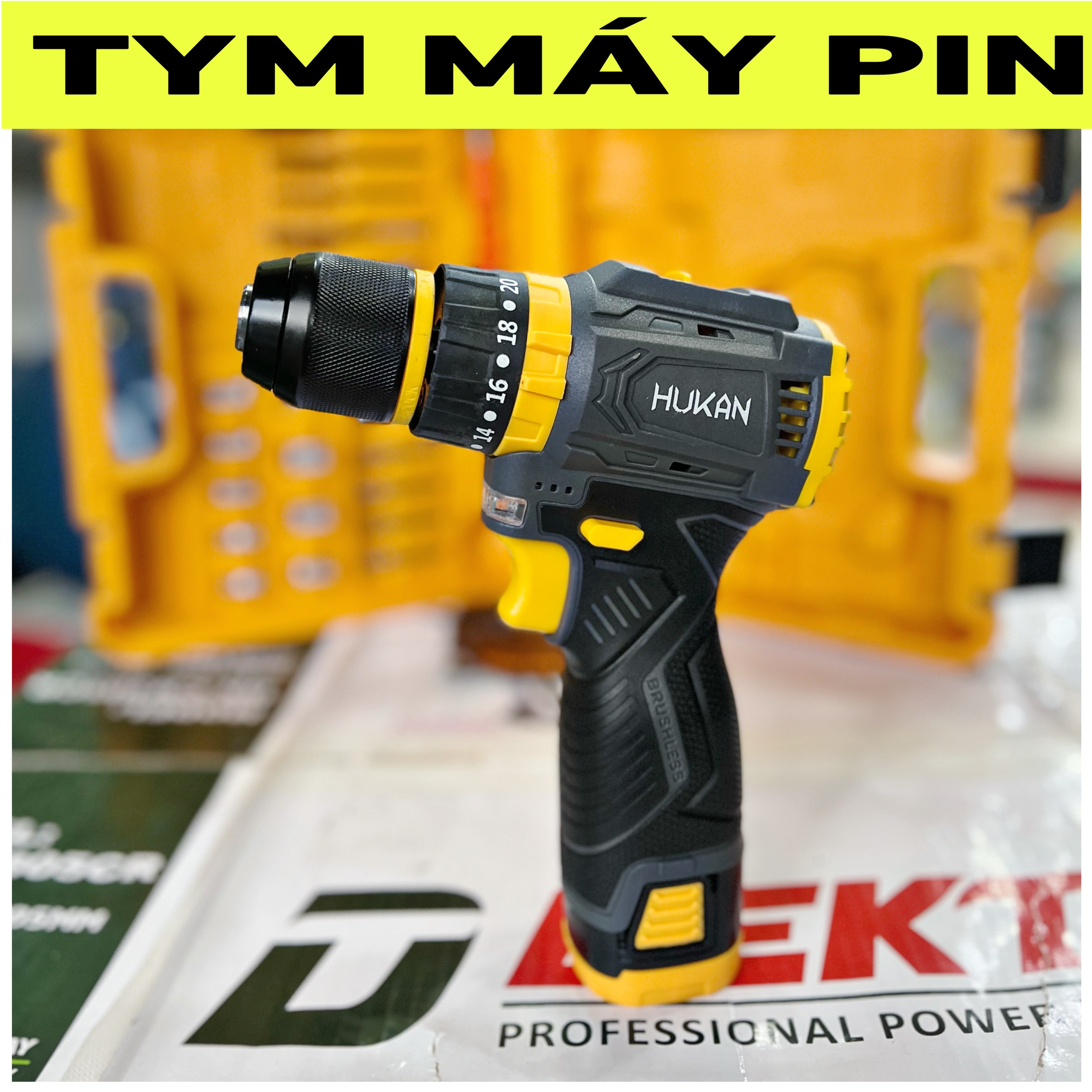 Bộ Máy Khoan Bắt Vít Pin 16.8V Hukan HK-CD0445MCL – TYM MÁY PIN