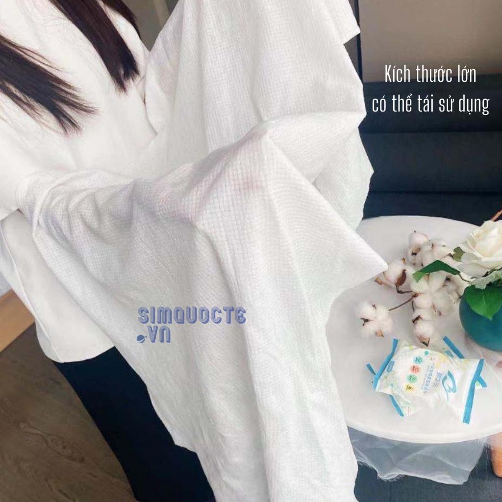 Khăn Tắm Viên Nén - Khăn Nén Chất Liệu Cotton An Toàn Cho Da Tiện Lợi Khi Đi Du Lịch