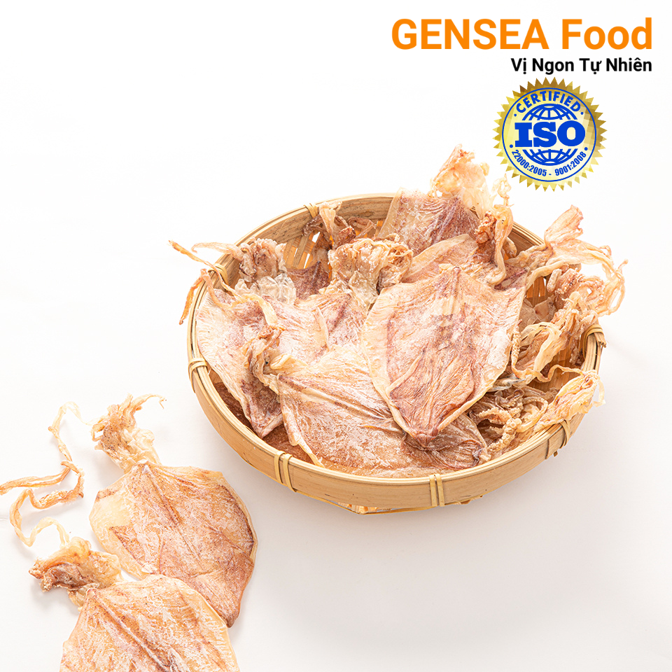 Mực Khô Phú Quý GENSEA Food G1022 Loại 1 - 300G Không Chất Bảo Quản Ngọt Tự Nhiên