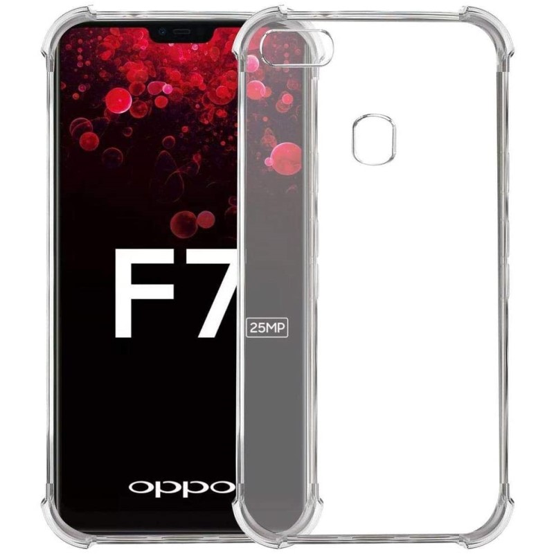 Ốp lưng cho Oppo F7 chống sốc trong suốt phát sáng khi bật led