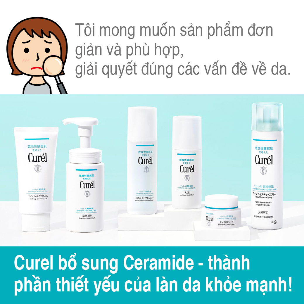 Lotion Dưỡng Da Cấp Ẩm Chuyên Sâu I Curel Intensive Moisture Care Lotion I Light (150ml)