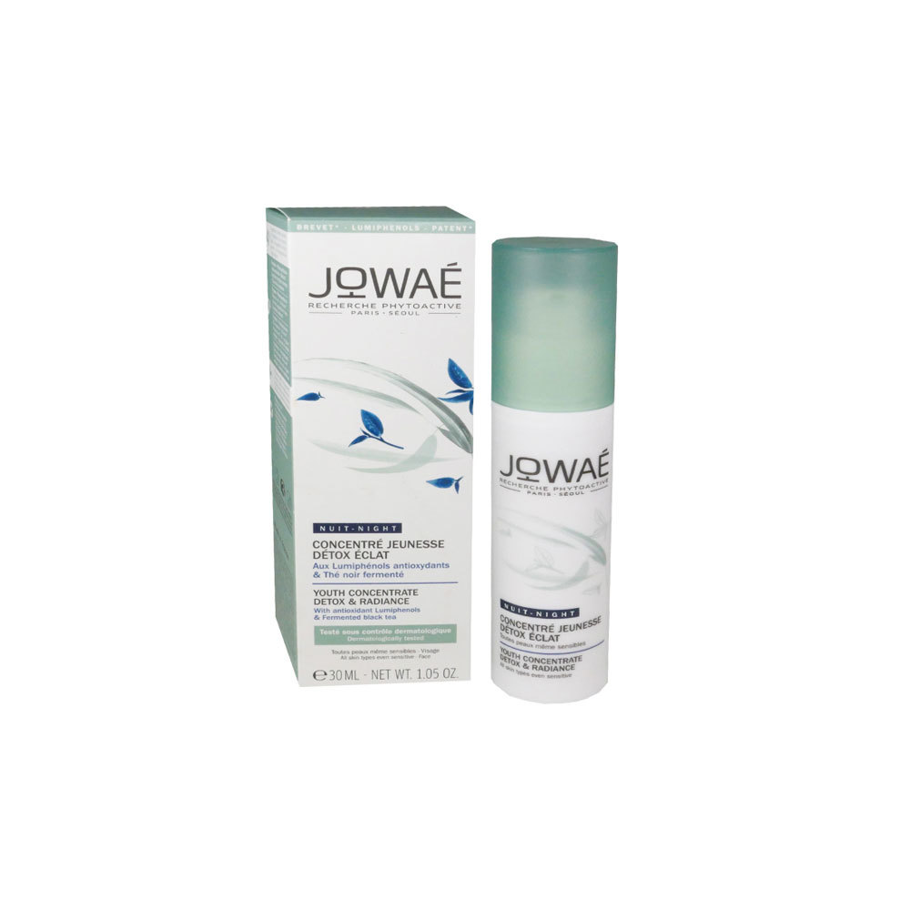 Tinh chất trẻ hóa thải độc JOWAE Detox thải độc cho da, da sáng bóng đều màu Mỹ phẩm thiên nhiên nhập khẩu chính hãng từ Pháp 30ml - YOUTH CONCENTRATE DETOX &amp; RADIENCE