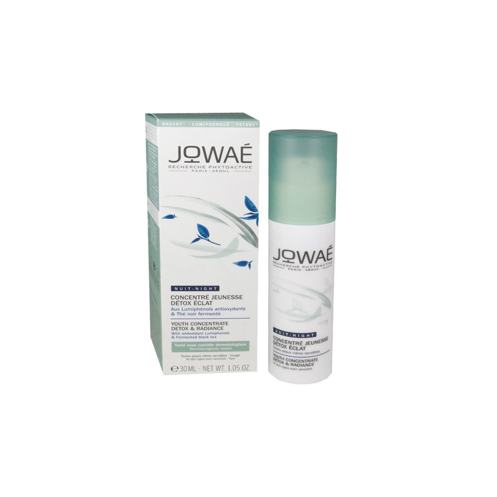 Tinh chất trẻ hóa thải độc JOWAE Detox thải độc cho da, da sáng bóng đều màu Mỹ phẩm thiên nhiên nhập khẩu chính hãng từ Pháp 30ml - YOUTH CONCENTRATE DETOX & RADIENCE