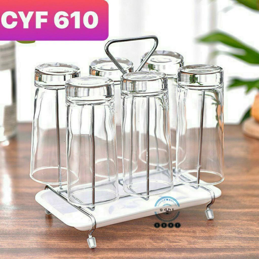 (SẴN) Giá úp cốc inox , mạ vàng titan, khay úp cốc, giá úp ly cao cấp