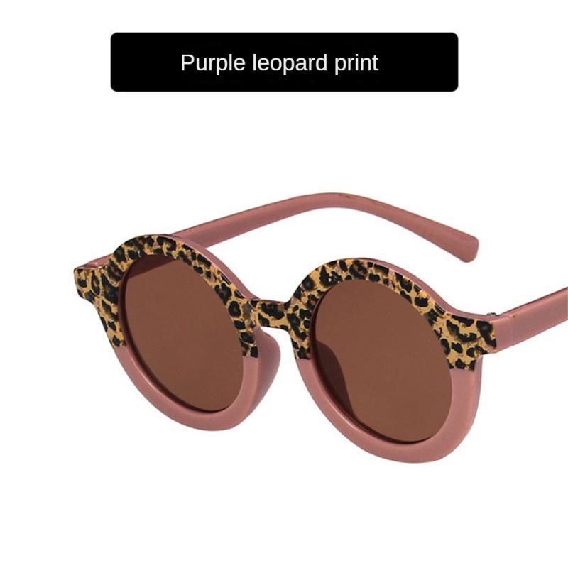 Trẻ mới biết đi kính râm tròn các bé trai phong cách retro kép phù hợp với kính mắt chống ung thư Color: B02