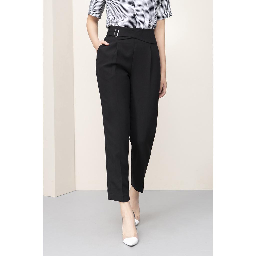 Quần Baggy Nữ Công Sở Lưng Cạp Cao LUPERI Chất Đũi Cao Cấp Không Nhăn Không Xù LFQD2112