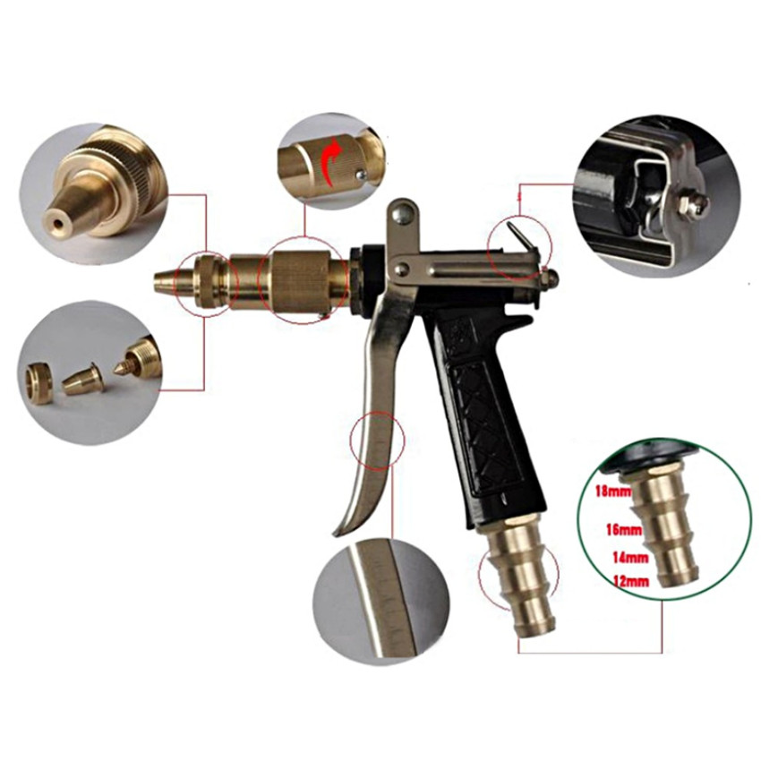 Vòi Phun Xịt Nước Tưới Cây Chuyên Nghiệp Tăng Áp Lực Nước 300% 206236