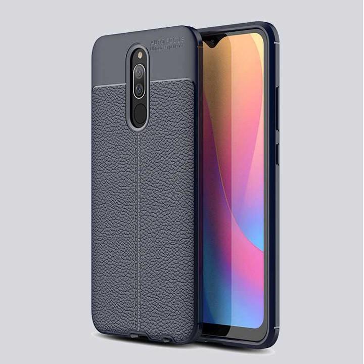 Ốp lưng Xiaomi Redmi 8 Silicon giả da Auto Focus