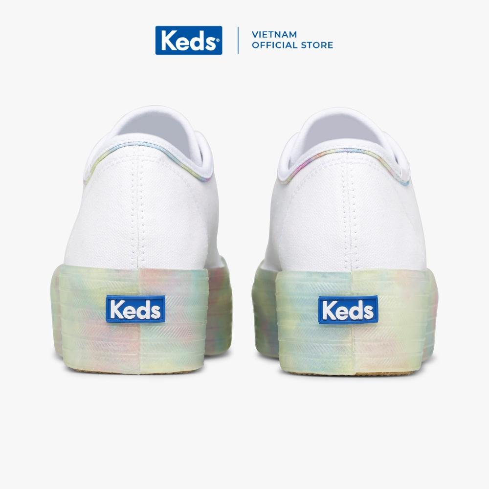 Giày Keds Nữ- Tripple Up Tie Dye Foxing White- KD066507