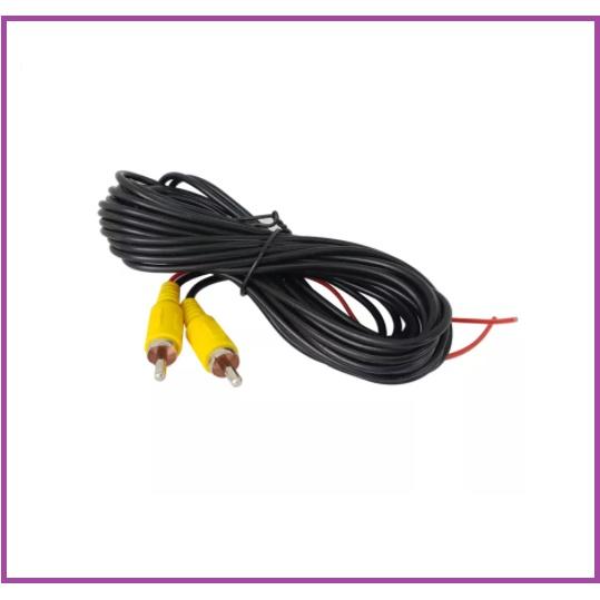Dây camera lùi ô tô loại dài 6m, Dây tín hiệu cho camera lùi kết nối màn hình, dây AV, jack AV - hoa sen