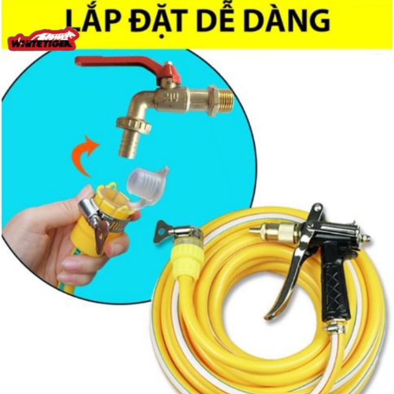 Vòi xịt nước rửa xe thông minh làm sạch mọi thứ bằng nước áp lực cao với nhiều chế độ 206400
