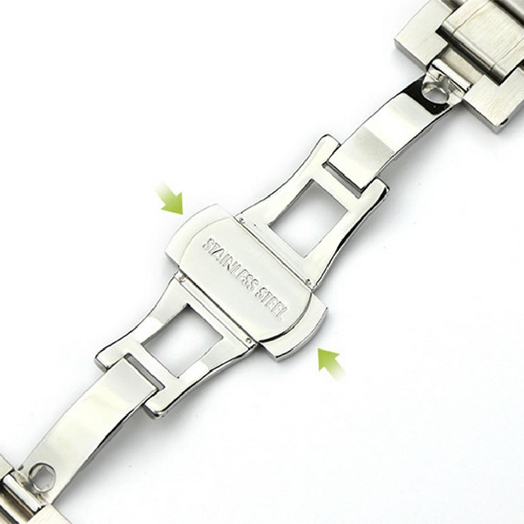 Stainless Steel Wristwatch 16-24mm Antirust