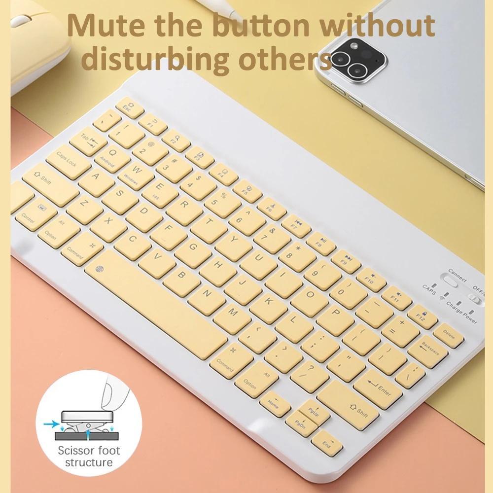 Bàn phím bluetooth ko dây kèm chuột cho lenovo tab p11 pro tb-j706f & lenovo tab p11 & p11 plus tablet táo