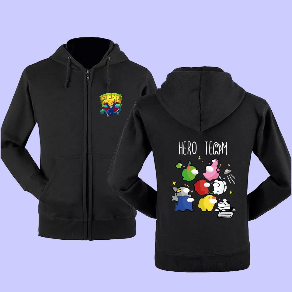 BST áo khoác - Hoodie Hero Team - Mini World cực chất - có size trẻ em