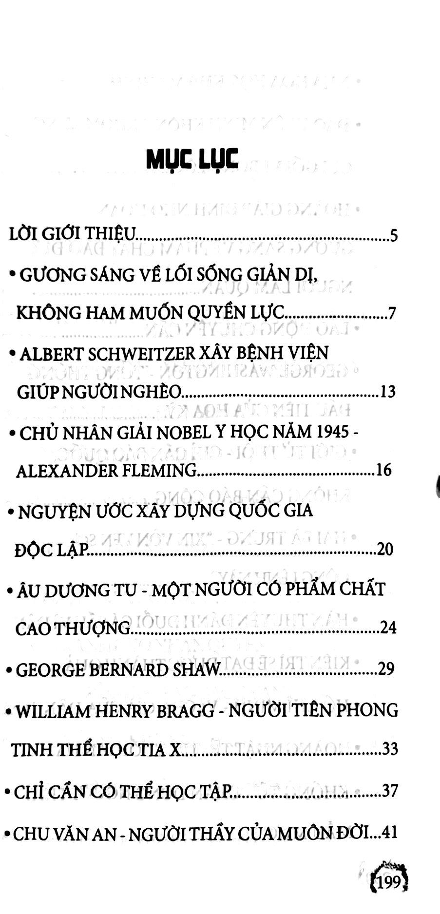 Phẩm Chất Tốt Của Các Danh Nhân