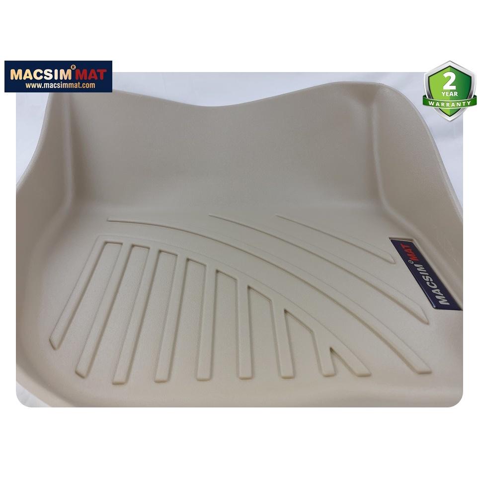 Thảm lót sàn xe ô tô Honda City 2019-đến nay Nhãn hiệu Macsim chất liệu nhựa TPV cao cấp màu đen