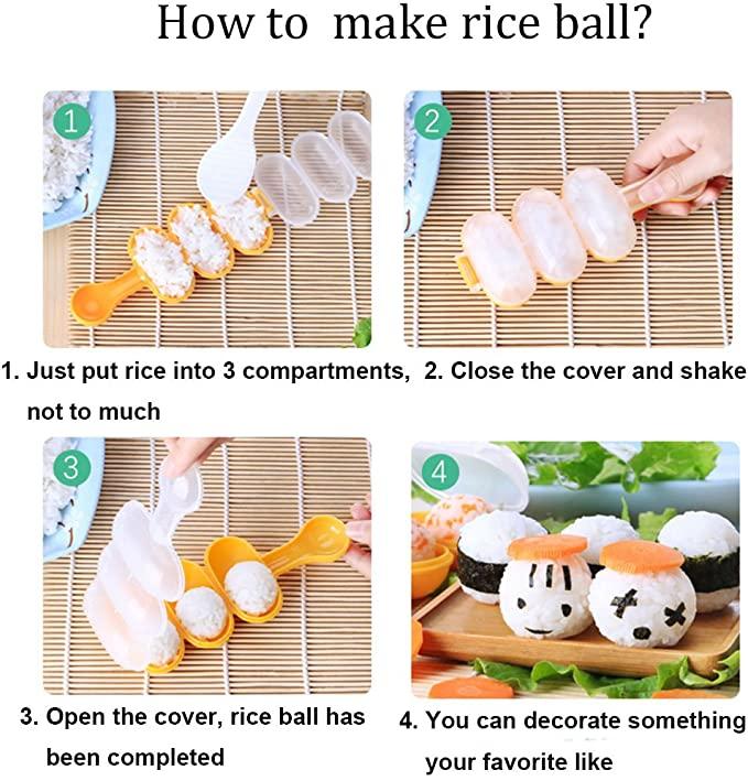 Bộ dụng cụ làm cơm nắm tiện dụng