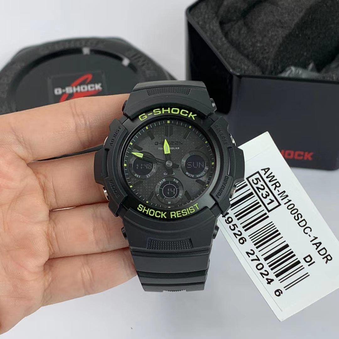 Đồng Hồ Nam Dây Nhựa Casio G-Shock AWR-M100SDC-1ADR Năng Lượng Mặt Trời | AWR-M100SDC-1A