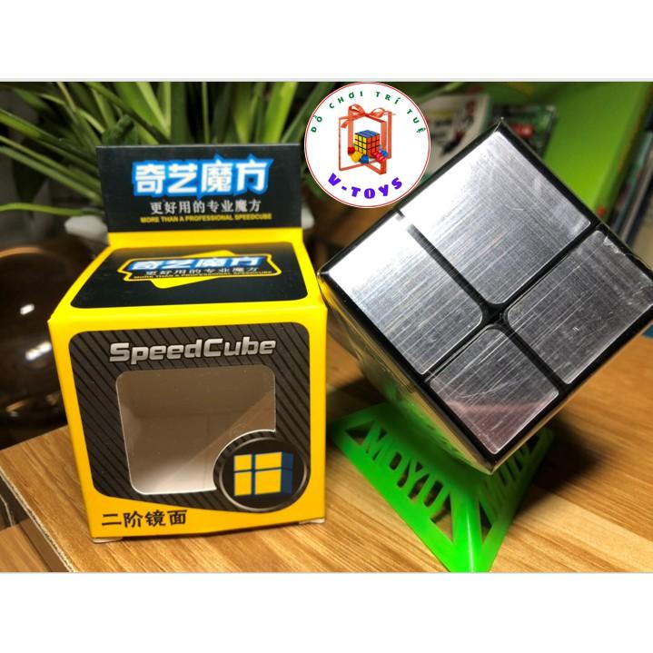 Rubik Biến Thể QY168 Mirror Cube 2x2 Rubic Gương bạc