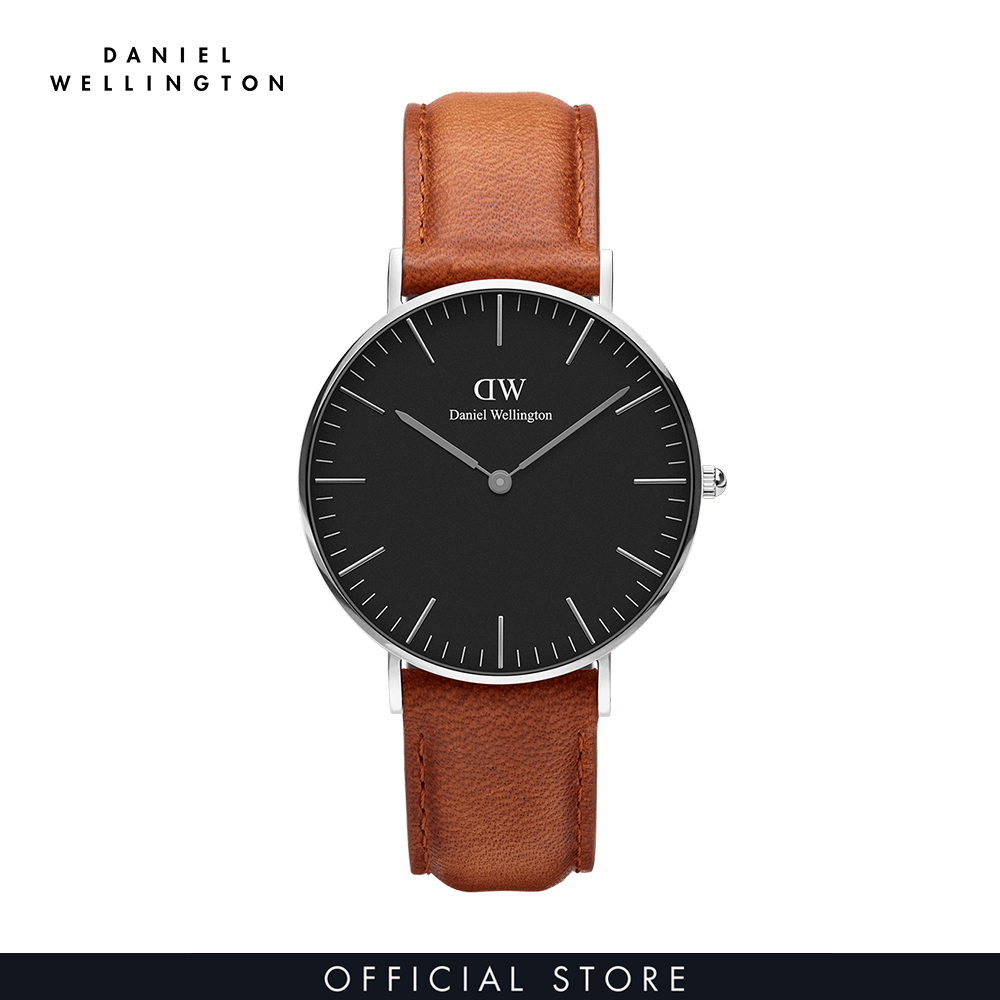 Đồng hồ Nam, Nữ Daniel Wellington dây da - Classic Durham 36mm DW00100144