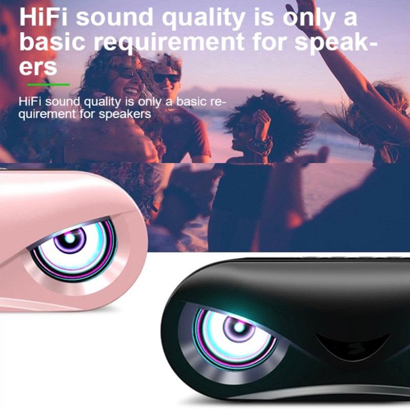 Loa Bluetooth Loa Siêu Trầm Không Dây Fm Radio 3D Stereo Karaoke Hộp Âm Thanh Cột Di Động Caixa de Som Điều Khiển Từ Xa Bluetooth Mic USB Màu sắc: đen Loa