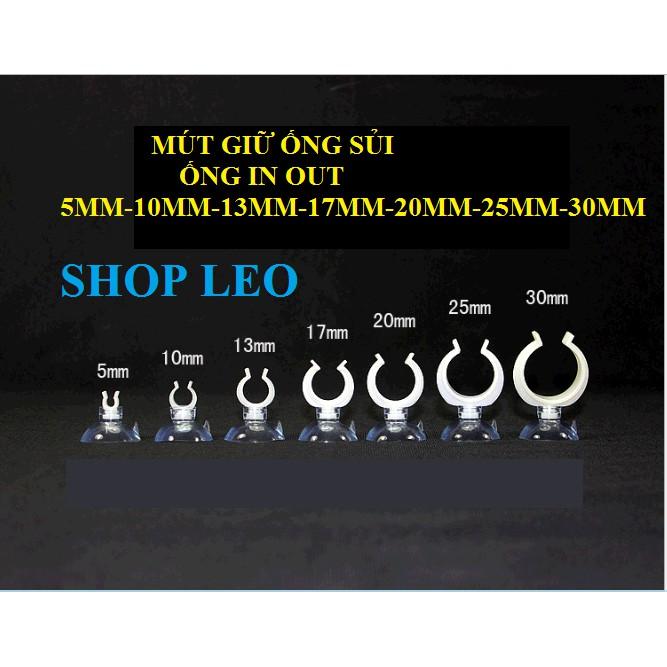 MÚT KÍNH GIỮ ỐNG, GIỮ DÂY SỦI HÍT KÍNH 5mm10mm12mm16mm18mm20mm23mm