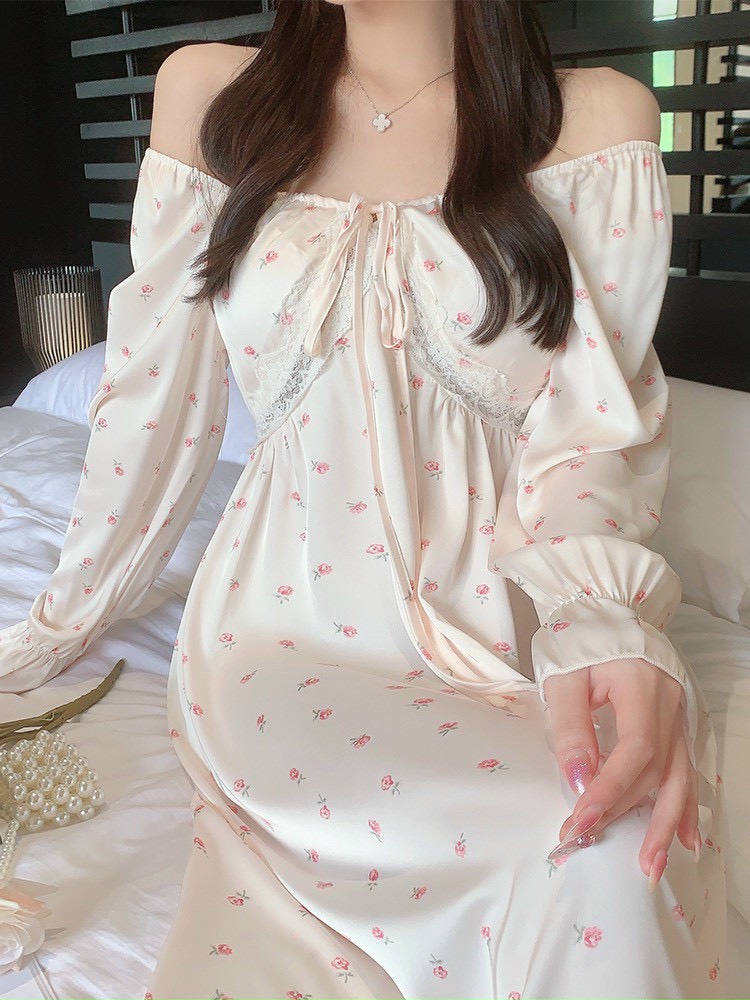 Váy Ngủ Dài Nữ Tính Quý Phái - B.Lingerie