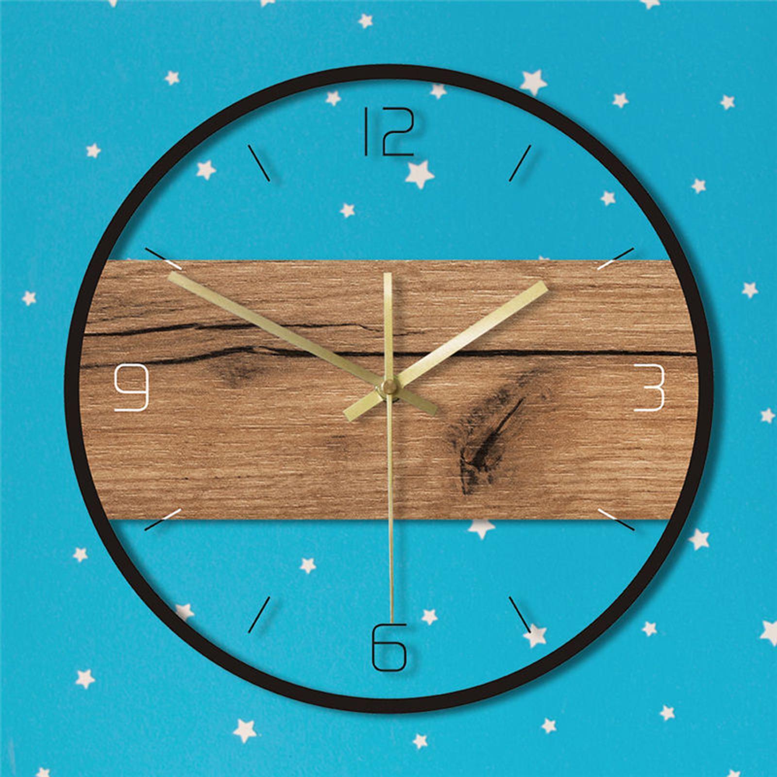 Wall Clock 14 inch Silent Non Ticking Decorative for Home Living Room Decor