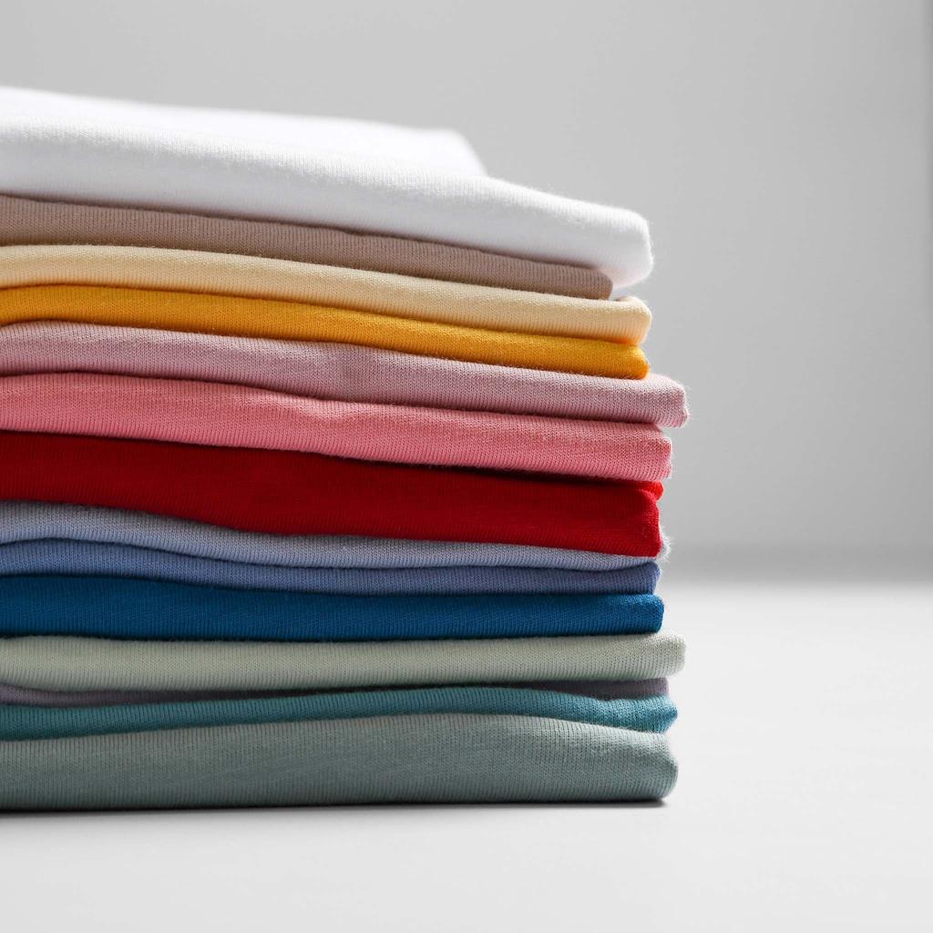 Áo phông nữ form rộng cá tính GINE, 100% Cotton Organic nhiều màu - Bộ màu số 5