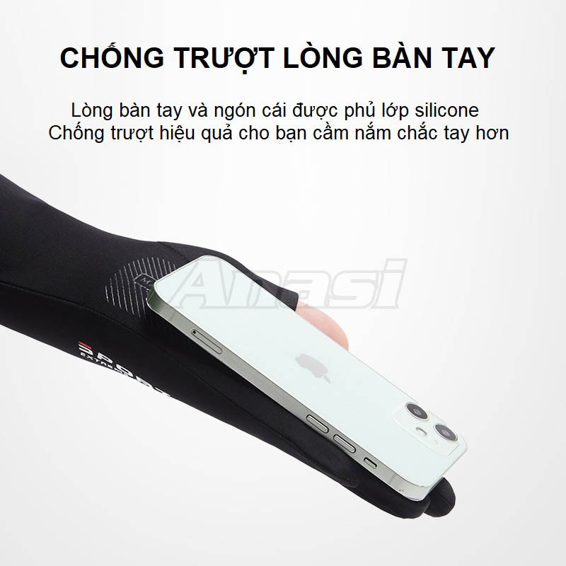 Găng tay chống nắng nam dài tay mẫu thể thao Anasi Sun Protection Sleeves SP14 - Cản 98% tia UV có hại