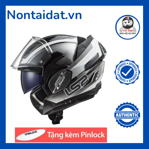 Mũ bảo hiểm fulface lật hàm linh hoạt - LS2 FF900 Valiant 2 Orbit